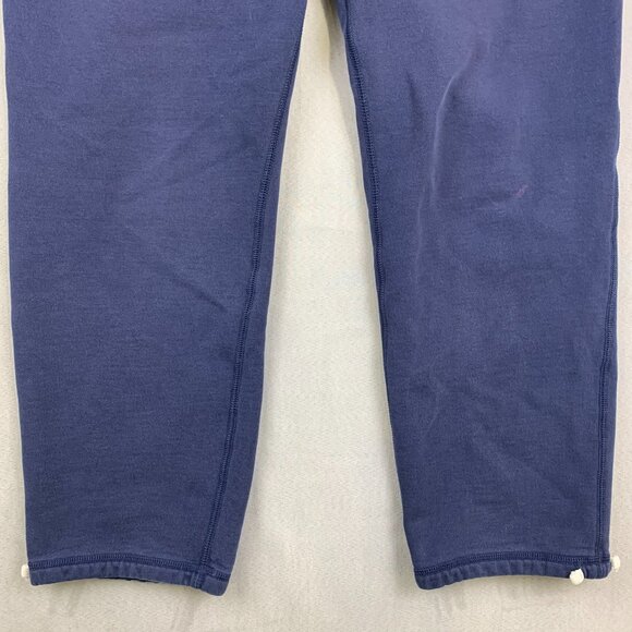 Ralph Lauren Polo Men Sweatpants 2XL Navy Blue Fleece Joggers Drawstring Tapered - Picture 3 of 14